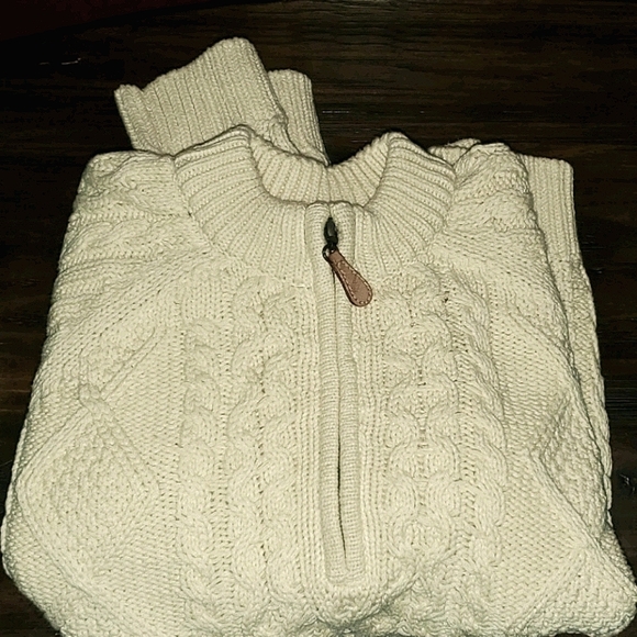 L.L. Bean kids cable knit sweater - Picture 1 of 10